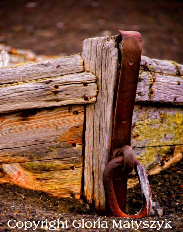 Old whaling boat, Antarctica