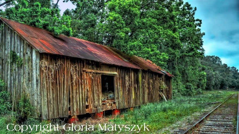 Abandoned railroad barn, Georgia - ID: 12742904 © Gloria Matyszyk