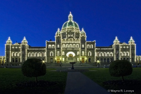 Victoria Parliament at Night