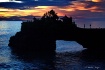 bali temple sunse...