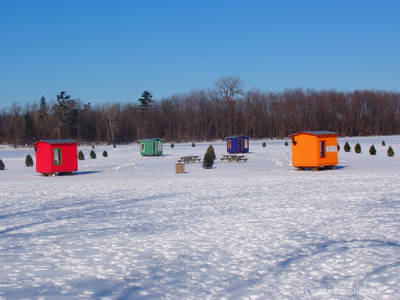 Little Colored Houses on the Ice