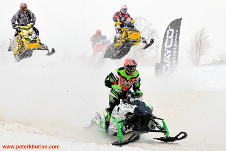 Snowmobile race