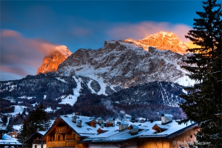 Sunrise on the Dolomites