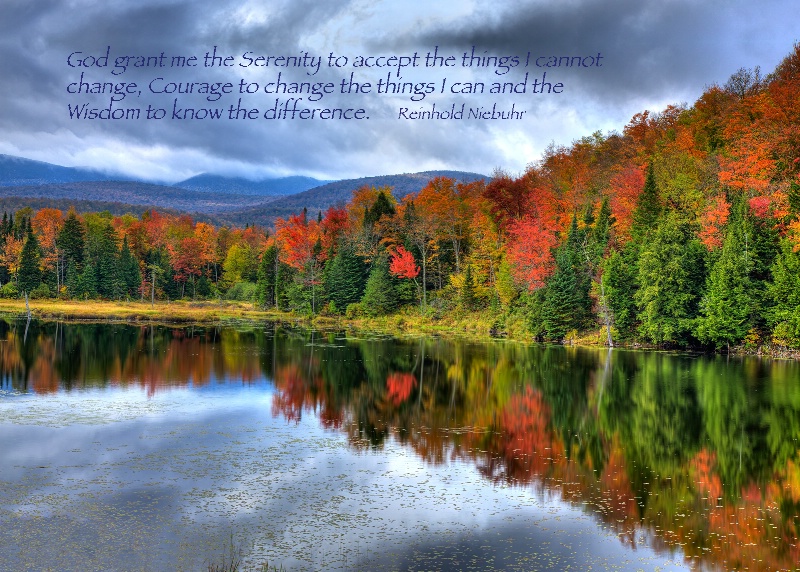 Belvedere Pond / Serenity Prayer - ID: 12751428 © Leland N. Saunders