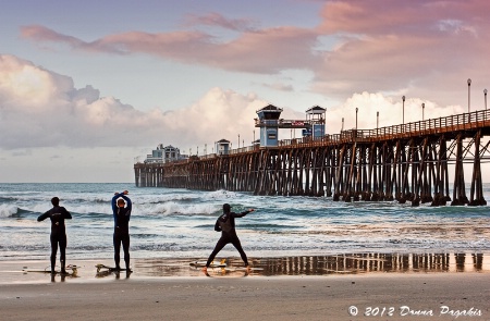 Stretch Before Surfing 