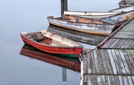 Dinghies at the Dock