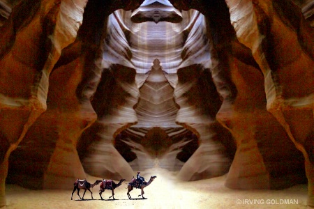 CAMEL WALK IN CAVE