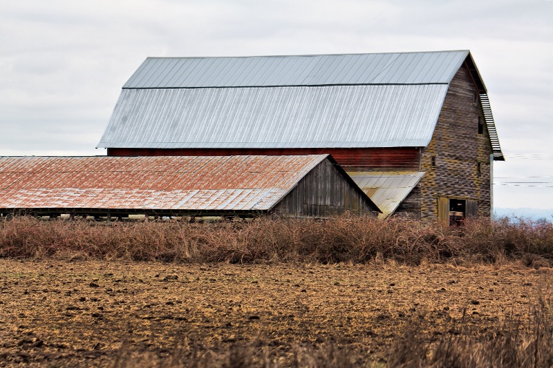 Old time hay barn