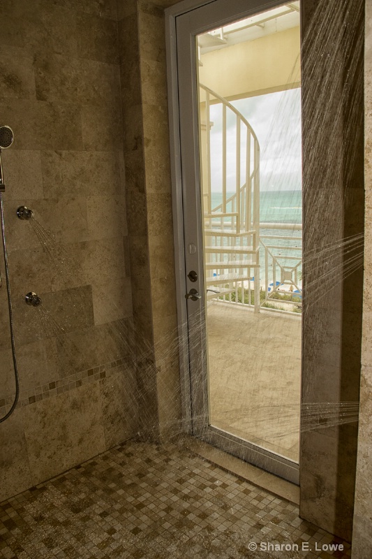 Shower with a view - ID: 12782022 © Sharon E. Lowe