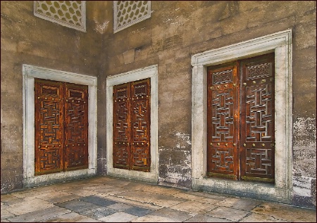 Ancient doors. Istanbul
