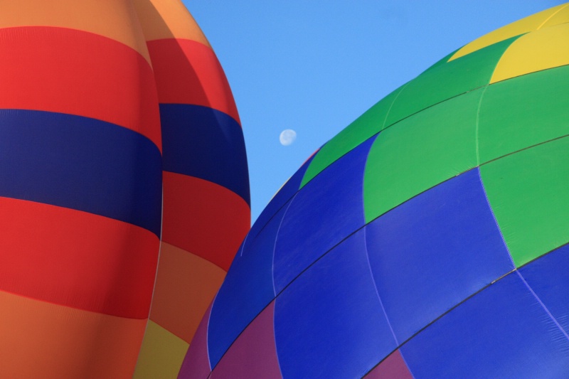 A Moon Among Balloons