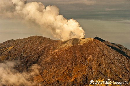 Sunset at Turrialba volcano 01