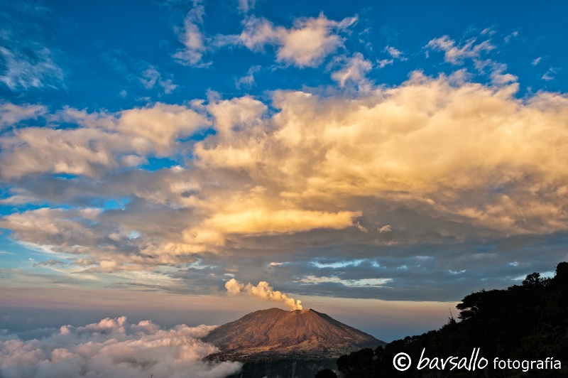 Sunset at Turrialba volcano 04