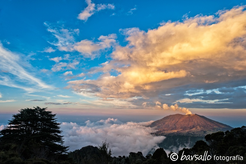 Sunset at Turrialba volcano 05