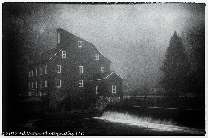 Red Mill on a Foggy Morn V.2