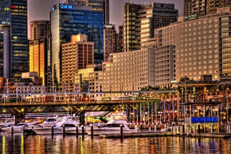 Twilight at Darling Harbour