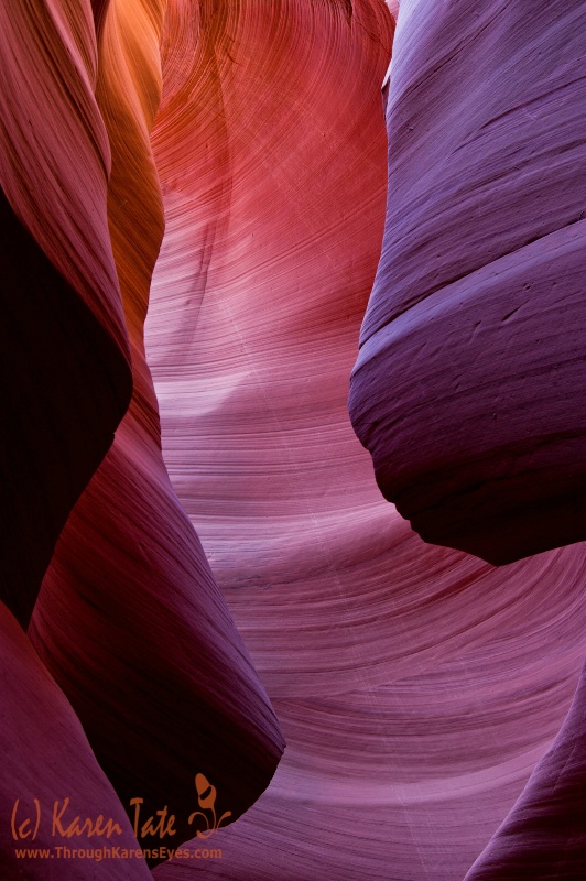 Winter colors in Antelope Canyon - ID: 12817000 © Karen Rosenblum