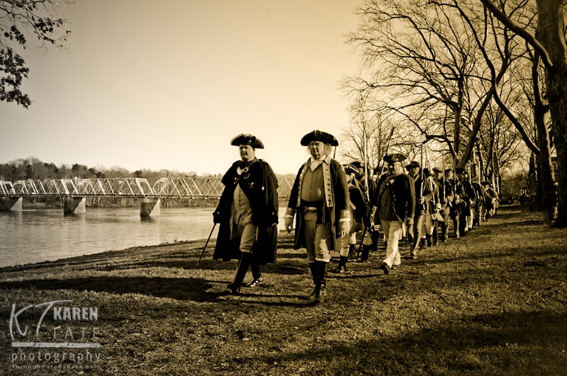 Reenactment of Washington's Crossing - ID: 12828740 © Karen Rosenblum