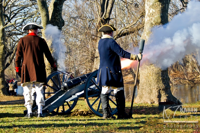 Reenactment of Washington's Crossing - ID: 12828757 © Karen Rosenblum