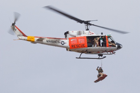 USMC HH-1N Iroquois SAR Helicopter Demonstration