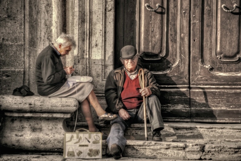 On the Church Steps