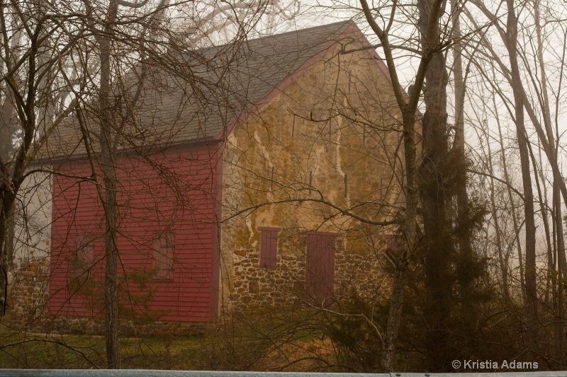 Batsto Barn in the Morn