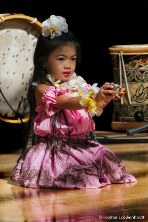 Young Hula Dancer