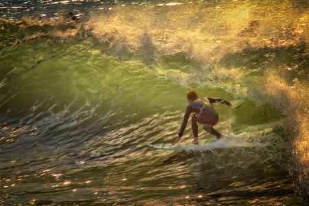 Morning Surfer