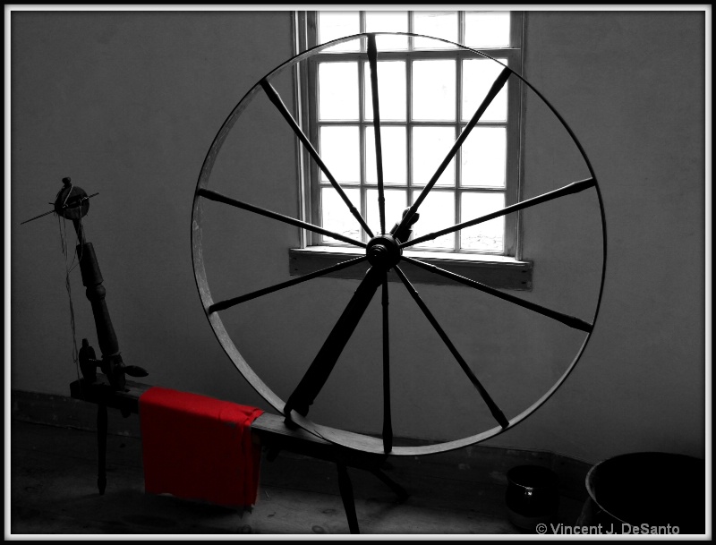 Old Spinning Wheel