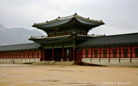 The Entrance To A Palace