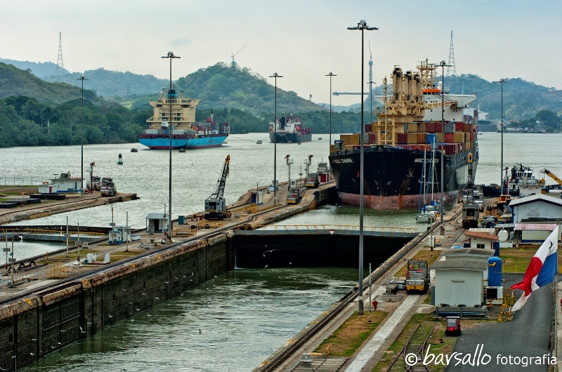 Panama Canal 01. Miraflores Locks