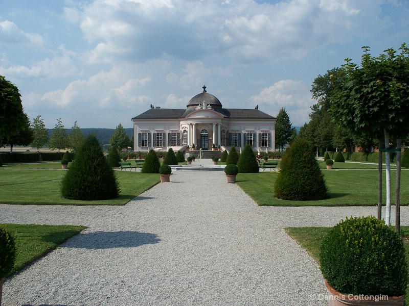 Outside Melk Abbey Without Wife