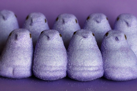 Hanging With My Purple Peeps