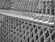 Seattle Public Library in Black and White