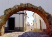 Through the arch,...