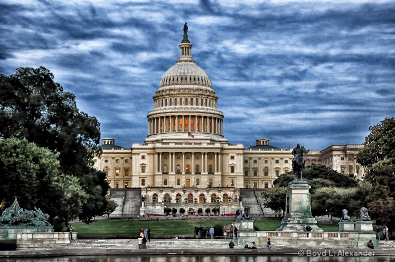 U.S. Capitol at Dusk