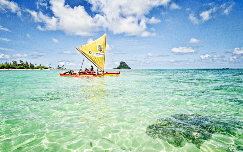 Sailing Kaneohe Bay