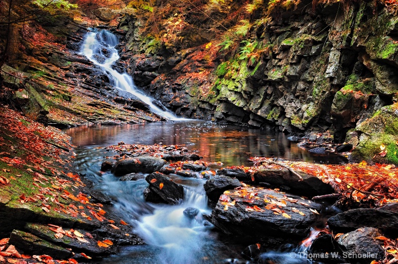 "Cascades at Chesterfield Gorge"
