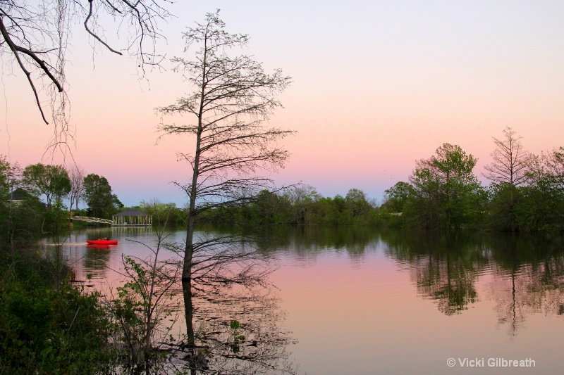 Red at Pink Twilight