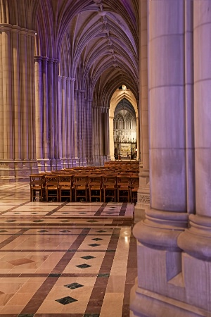 ~PEEKING FROM BEHIND A COLUMN~