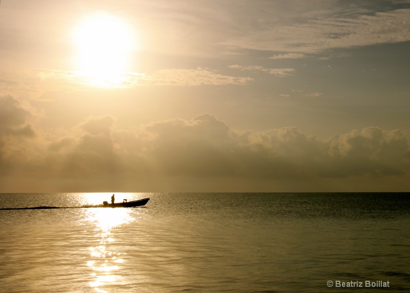 the fisherman at dawn.