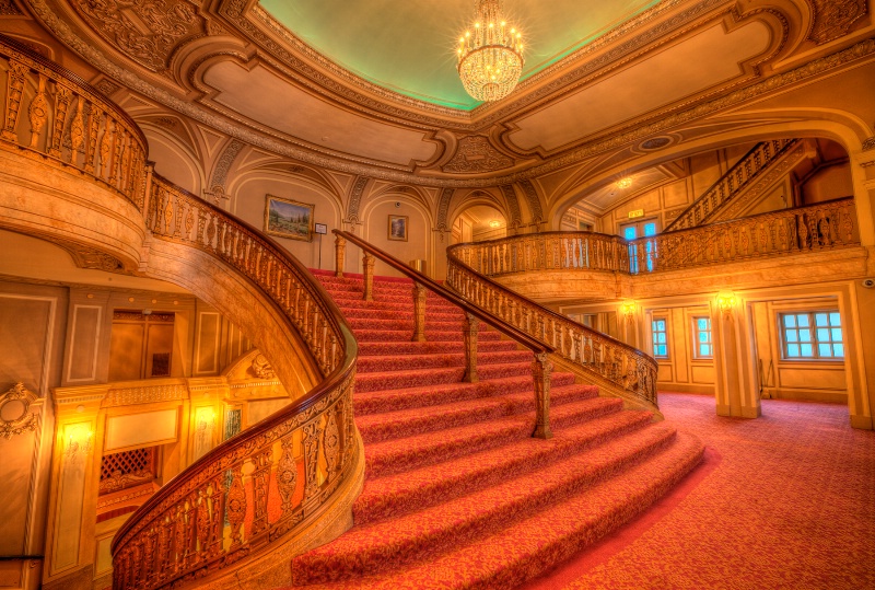 Chicago Theater Stairs