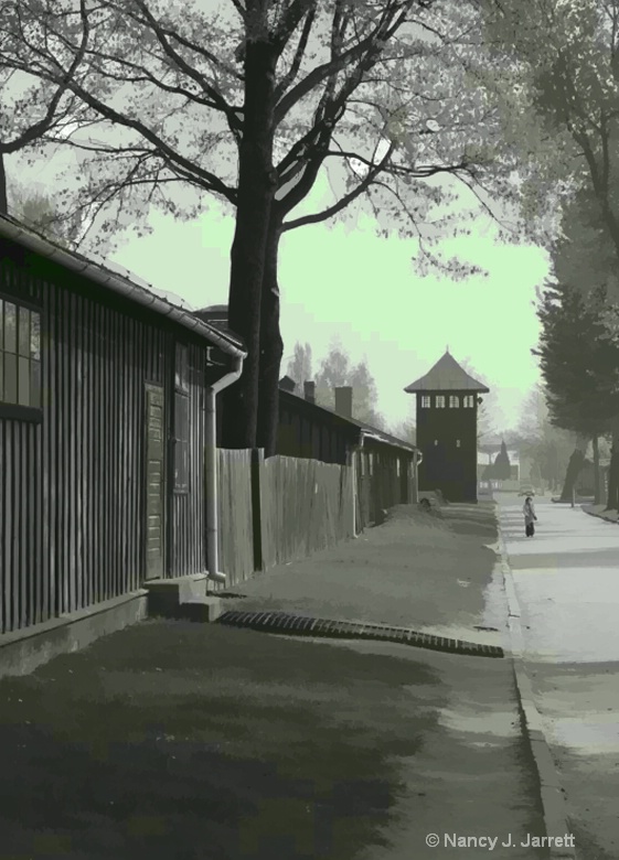 Tower At Auschwitz Concentration Camp