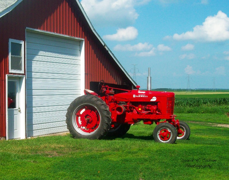 My Big Red Tracter