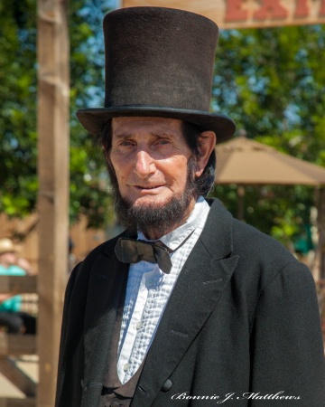 Heritage Days Civil War Reenactment-Abe Lincoln