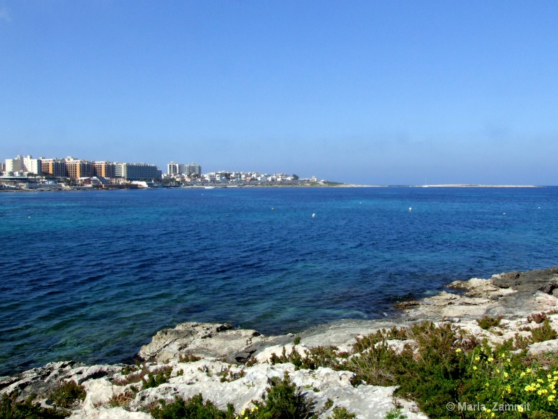 View of Qawra from Salina Bay, Malta 2