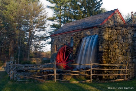 Sunset at the Grist Mill, MA