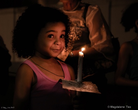 Girl with Candle