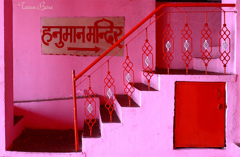 Stairs to the temple.