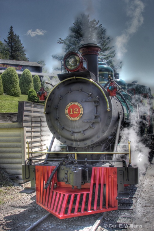 Engine #12 at Tweetsie Railroad